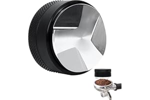 JINMINAMZ Distributore Di Caffè 58mm,Espresso Livellatore In Acciaio Inox Regolabile In Altezza Accessori Caffe Filtro Per Caffè Per La Pre-Stampa, Accessori Per Baristi Per Caffettiere Domestiche (Nero)