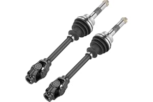YOUXMOTO Front CV Axle for Polaris Sportsman 400 500, Big Boss 400L 6X6, Magnum 325 425 Scrambler 4x4 1995-2008; 4340 Chromoly Drive Shaft, 1380063 1380066, 1380085