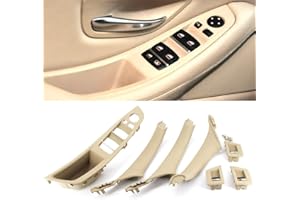 FEXON BMW 5 Series 2010-2016 Window Regulator Switch Armrest Panel Door Handle Kit Complete Set Beige
