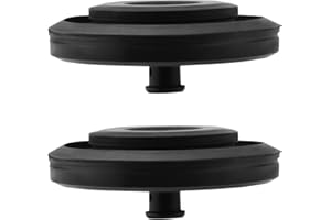 eMagTech 2 Pièces Joint de Soupape de Remplissage de Toilettes Pièce de Rechange Rondelle Réservoir Flotteur Vanne pour Diaphragmes 242MP071 Noir Compatible avec Fluidmaster