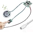 Sound Module Button Control 8M Programmable MP3 WAV Music Player Board with Speaker for DIY Music Box Greeting Card Creative 