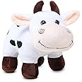 Webby Plush Adorable Standing Cow with Smiling Face Stuffed Soft Doll Toy for Kids