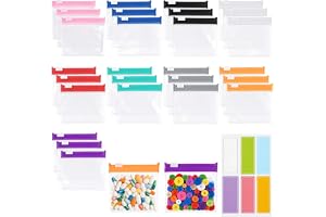27 stycken miniblixtlåspåsar 7,5 × 7,1 cm, bärbara pillerpåsar små + | Återförslutningsbara små blixtlåspåsar av EVA, vattentäta plastpåsar små för medicin, smycken, resor och vardag