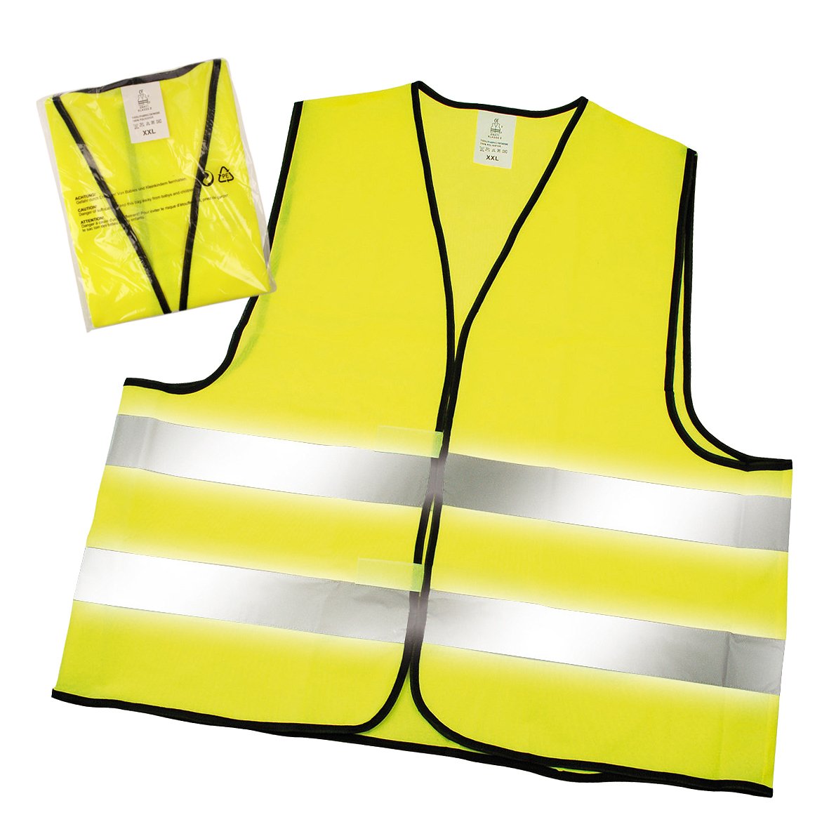 5-Pack-Safety-Vests-High-Visibility-Vest-with-Etui-Neon-Yellow-Vests-XXL-Conforms-to-DIN-EN-ISO-204712013