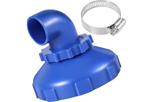 WEITAPYT Pool Einlaufdüse, 360° Schwenkbare Pool Düsen Set Drehbar Pool Auslassdüse mit Schlauchschellen Rücklauf Einströmdüse für Stahlwandpool Pool Zubehör für Swimming Pool Spa Spout Auslass Ausströmer