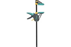 wolfcraft Morsetto a una mano EASY, 500 mm I 3023000 I Per serrare in maniera rapida e senza fatica - ideale per i progetti fai-da-te