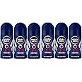 NIVEA Men's Dry Impact Antiperspirant & Deodorant Roll-On Pack of 6 Bottles (50ml)