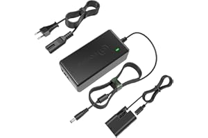 Gonine ACK-E6 Ersatz-Ladegerät für Canon EOS 70D 7D, EOS 60D 6D, EOS 5D Mark II, EOS 5DS, EOS 5DS-R DSLR-Kameras mit vollständig dekodiertem Smart Chip