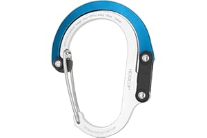 Gear Aid HEROCLIP Mosquetón Clip y Gancho (Grande) para Colgar Artículos de Alta Resistencia, Mochilas de Camping, Maletas, Kayaks, Bicicletas, Organización en el Garaje