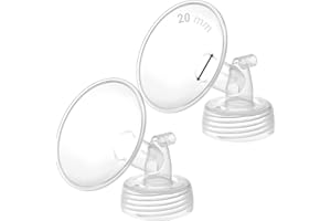 Maymom - Pompa a collo largo, per pompe Spectra S1/S2, con flangia a bocca larga, non originale, sostituisce Spectra Shield (20 mm due flange)