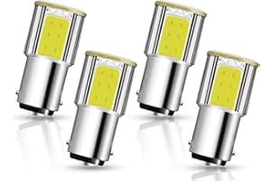 BIQING 4Pcs 1156 BA15S Ampoules LED P21W 1141 1003 1073 7506 Blanche Ampoule de frein 12V frein de parking Turn Signal Light lamps Tail sauvegarde ampoules