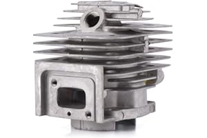 GROWCOLOR Kit fasce elastiche cilindro - Testa cilindro cilindro compatibile con tosaerba TL52 BG520 Decespugliatore Set cilindro stretto 44 mm Kit pistone Set fasce elastiche