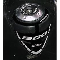 Adesivi Resinati Per Yamaha Tmax 500/530 2008-2016 - Protezioni 3D Effetto Carbonio Per Maniglie - Foto 3