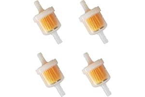 ‎PROVANCE 4er Set Benzinfilter Kraftstofffilter universal Sprit Filter 6mm PKW KFZ Auto Automobil Verschmutzungsgrad aufgrund der transparenten Bauweise leicht erkennbar