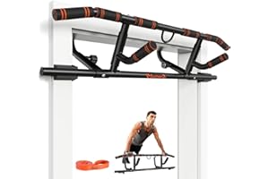 ‎SPORTNEER Sportneer Klimmzugstange für Türrahmen mit Klappgriff – Klimmzugstange mit Mehreren Griffen für den Türrahmen, Tragkraft 200 kg, Klimmzugstange für Krafttraining für Oberkörperfitness, Klimmzugstange