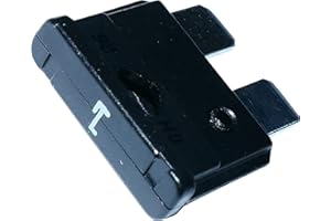 AERZETIX - C10354-10 x Sicherungen - 1A - Schwarz - Midi - 19mm - 6V 12V 24V 32V - für Auto - Motorrad - LKW