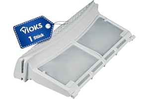 VIOKS Flusensieb/Trockner Filter Ersatz für AEG Electrоlux 807453901/9 8074539019 Filtertasche - 335х172х80mm Kunststoffsieb Flusenfilter Ausklappbar/Sieb für Trockner Wäschetrockner