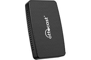 Ottocast Play2Video Carplay bezprzewodowy adapter samochodowy z systemem Android z Netflix-YouTube, 3 w 1 ekran lustrzany bezprzewodowy Dongel adapt do samochodów z Apple CarPlay (rok: 2016-2023)