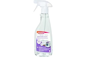 BEAPHAR – Spray désinfectant – Neutralise les odeurs & élimine les taches tenaces – 24h antibactérien – Élimine 99,9% des bactéries – Fraîcheur durable – Désinfecte & nettoie en profondeur – 500 ml