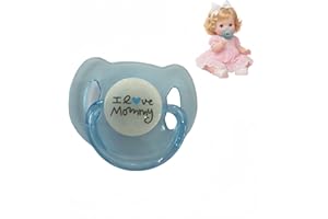 QINZIEN Magnetic Dummy for Reborn Dolls,Magnetic Dummy for Reborn Dolls Accessories,Doll Magnetic Pacifier,Pretend Feeding for Doll,Reborn Do/ll Accessories,Ba/By D/oll Dum/my,Simulation Magnetic Pacifier Toy
