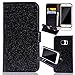 Produktbild Samsung S8 Plus Glitzer Hülle,Samsung Galaxy S8 Plus Leder Hülle,Schutzhülle für Samsung S8 Plus Leder Wallet Tasche Brieftasche Flip Schutz Etui Schale,Cool 3D Bling Glitter Diamant Musterg Ledertasche Slim Retro Leder Bookstyle Handyhülle Tasche Wallet Case Handytasche mit Standfunktion Karteneinschub und Magnetverschluss Flip Etui Tasche für Samsung Galaxy S8 Plus