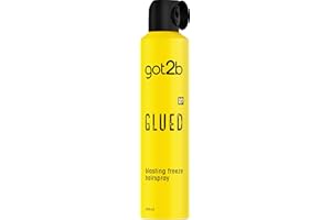 got2b Glued Blasting Freeze Hairspray 300 ml, Glued Hairspray for up to 72h Ultra Strong Hold, Hairspray got2b, For Extreme H