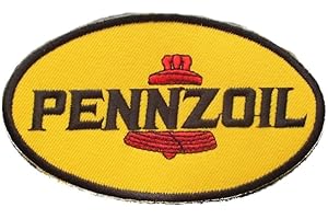 hotrodspirit Pennzoil Oil Ecusson Oval iron-on patch Jacket