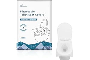 FEIBETY 30Pcs Disposable Toilet Seat Covers,Flushable Toilet Seat Covers for Kids Adults Pregnant Women,Disposable Toilet Seat Cover for Travel Holiday Essentials Pregnant Use in Public Toilets
