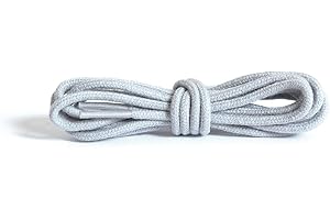 Kaps Cordones Redondos Finos, Cordones de Calidad de 2 mm de Ancho, 100% algodón para Calzado Informal y de Moda, Hechos en Europa, 1 par, muchos colores y medidas