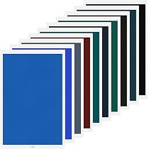 Lasergraviertes Farbpapier – 10 Blatt, 27x39 Cm, 10 Farben, Inkl. Schabermesser, Für Glas & Acryl