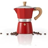Bibykivn Italian Coffee Maker, Aluminium Moka Coffee Maker 300 ml, Express Coffee Maker for the Preparation of Italian Expres