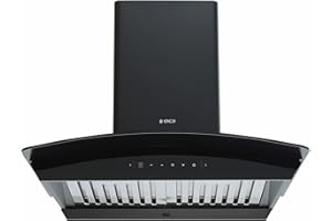 Elica 60 cm 1425 m3/hr Autoclean Kitchen Chimney with Brushless DC Motor (WDAT HAC 60 MS BLDC NERO, 2 Baffle Filters, Touch +