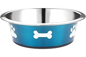 Classic Pet Products Classic Posh Paws Dish, 1600 ml, Blue