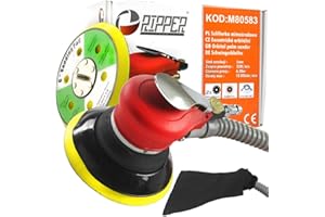 MAR-POL Ponceuse orbitale pneumatique à air comprimé 125 + 150 mm