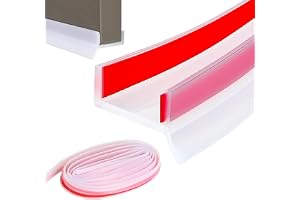 Packning kökssockel, tätningsprofil, 5 m, transparent fog, kökslist, tätningsprofil, gummi, för trätjocklek 15 mm, 16 mm, 17 mm, för badrum, kök
