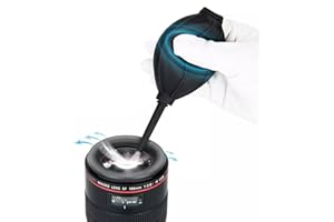 TECHZOCO Limpiador de aire a presión para cámaras, Limpiador de aire a presión para cámaras y videocámaras, Pera de aire para limpieza cámara, Soplador de Aire para Limpieza de Cámara