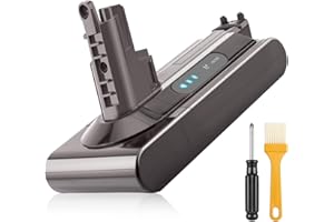 HUAENG Batteria di ricambio per Dyson V10, 7200 mAh V10 Animal V10 Absolute V10 Motorhead SV12 V10 Fluffy Cordless Stick Vaccuum Cleaner (non compatibile con SV10)