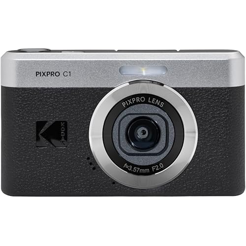 KODAK Pixpro C1 – Ultra-Compact Digital Camera | 13MP BSI CMOS, 4X Zoom, 2.8\