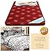 Story@Home MAT_1104-MG1229 4-inch King Size Foam Mattress (Maroon, 75x72x4) RS.7299.00