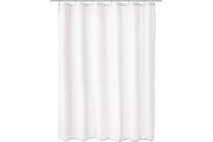 Kleine Wolke Duschvorhang Kito, Polyester, schneeweiß, 120 cm x 200 cm