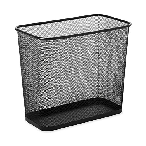 Rubbermaid kommerziellen 7,5 gal Collection Concept Stahlgeflecht oben offen, Papierkorb, Schwarz