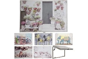 ALJOIR Tapa Contador de Luz Decorativo Tapa para Contadores de Luz 46 x 6 x 32cm Cubre Contador Eléctrico de Madera Diseños Modernos (Fachada)