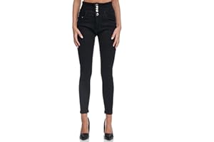 Elara Jeans da Donna Elasticizzati Skinny Vita Alta Chunkyrayan