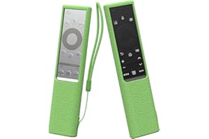 SIKAI CASE Ochronny Silikonowy Etui Zgodny z Samsung BN59-01311G BN59-01311B TM1990C Pilot, Miękki komfort Obudowa, Sterowania Pokrywa Zdalnego, Antypoślizgowe Obudowy Pokrowce（Poświata Zielony）