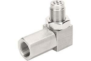 GisWell Sauerstoffsensor Extender, M18x1.5 Lambdasonde Verlängerung Edelstahl 90° Lambda Eliminator Adapter Für Auto/LKW Katalysator CEL Fix