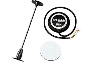 HAWK'S WORK M8N GPS Module with Holder, High Positioning Accuracy for DIY Drone, Multirotor, RC Aeroplane etc