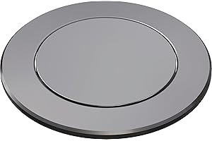 BLANCO 210668 PushControl Excentrique, Acier foncé satiné