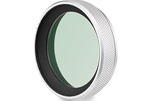 Haoge LUV-X54W Metall Gegenlichtblende Sonnenblende mit MC UV Filter Ultraviolett Schutzfilter für Fujifilm X100VI Fuji FinePix X100V Kamera Objektiv Silber
