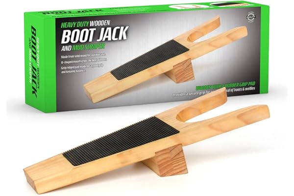 CKB LTD trästövel Jack Wellington stövlar gummiborttagare dragare och lerskrapa bärbart kraftigt väderbeständigt borttagningsverktyg