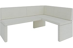 FURNISTAR Eckbank Akiko Corner Bench - Eckbankgruppe für Ihrem Esszimmer, Küche modern, Sitzecke, Essecke. Perfekt für Küche, Büro und Rezeption. Solide und Starke Verarbeitung. (INARI 22, 168x128cm rechts)